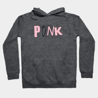 Punk, pink Hoodie